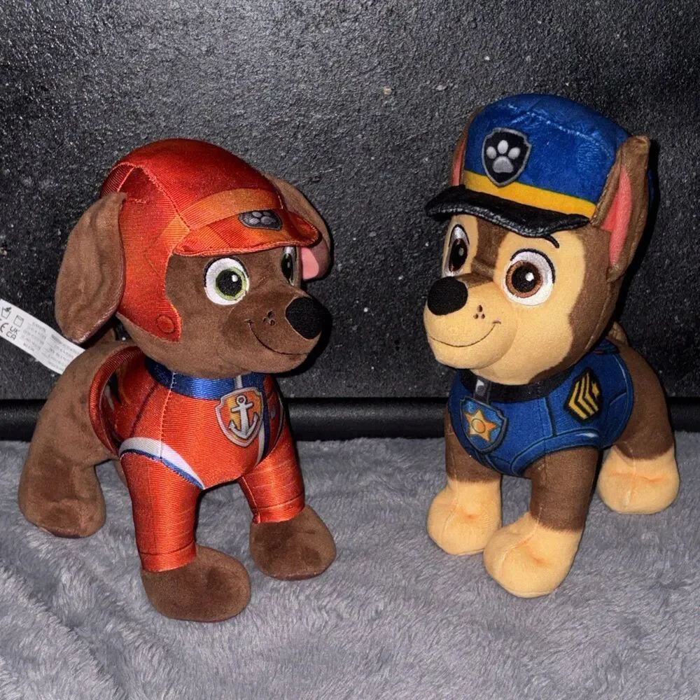 Paw Patrol Spin Master 2018 Plush Set Of 2 Chase Sums Stuffed Animals Dogs